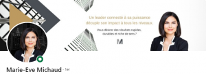 Marie-Eve Michaud - 50 bannières LinkedIn aux designs exceptionnels pour vous inspirer