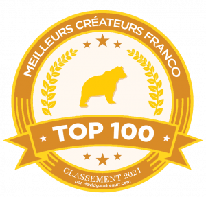 Badge - Top 100 créateurs de contenu LinkedIn